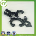 window decor curtain finial end cap,aluminum alloy curtain rail cover